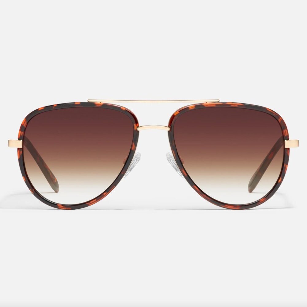 Quay Australia Tortoise and Gold Sunglasses